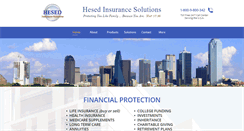 Desktop Screenshot of hesedinsurance.com